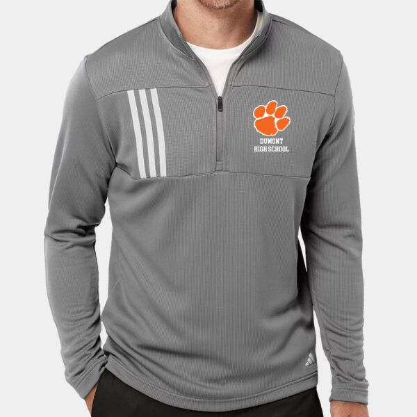 3-Stripes Double Knit Quarter-Zip Pullover Thumbnail