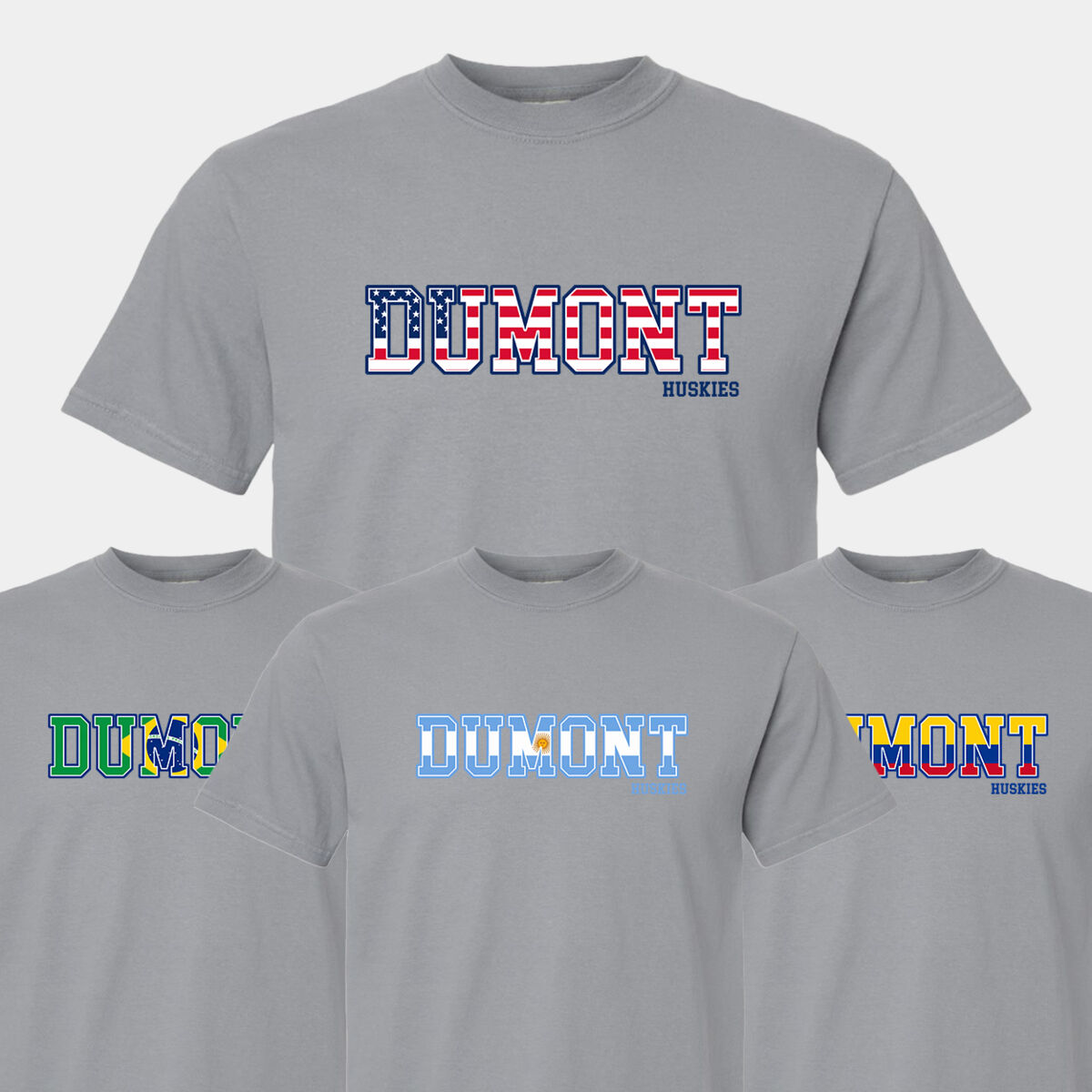 Custom Flag Garment-Dyed Heavyweight T-Shirt Thumbnail